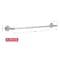 B & K Delta Silverton Polish Chrome Towel Bar 24 in. L Die Cast Zinc 132886 - alternate 3